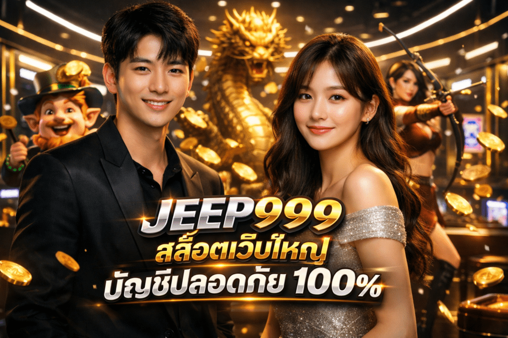 JEEP999 สล็อตเว็บใหญ่ บัญชีปลอดภัย 100% เปิดมาเกิน 5 ปี