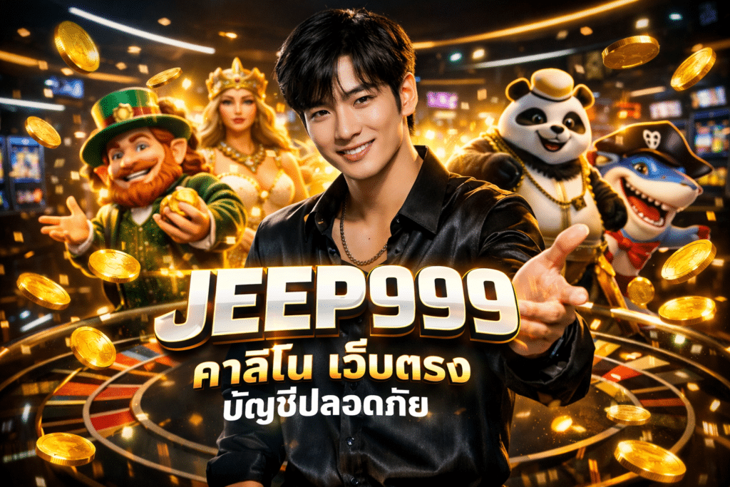 JEEP999 คาสิโน เว็บตรง บัญชีปลอดภัย เกมสนุก โบนัสแตกบ่อย